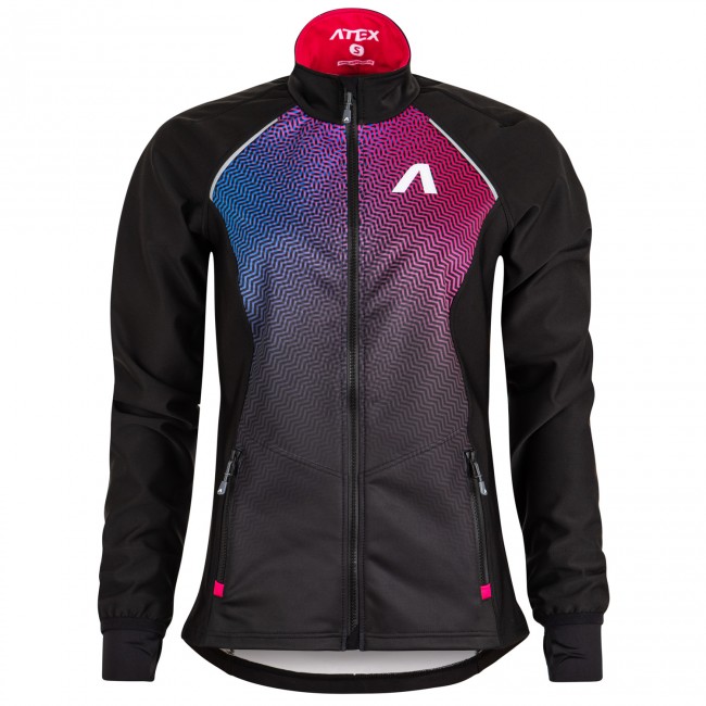 Dámská sportovní bunda ZIGZAG růžová