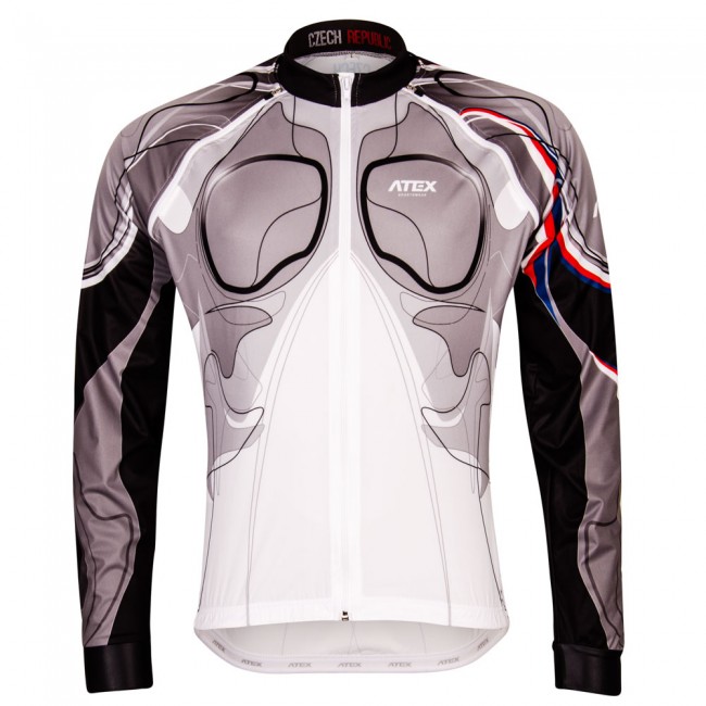 Cyklistický dres EVERETT s odepínacími rukávy BIATEX BW