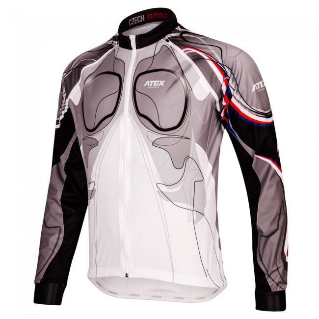 Cyklistický dres EVERETT s odepínacími rukávy BIATEX BW