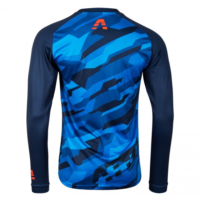 Dětský cyklistický dres TRAIL modrý