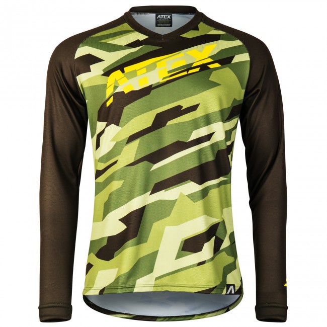 Cyklistický dres TRAIL zelený
