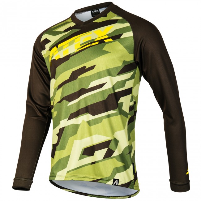 Cyklistický dres TRAIL zelený