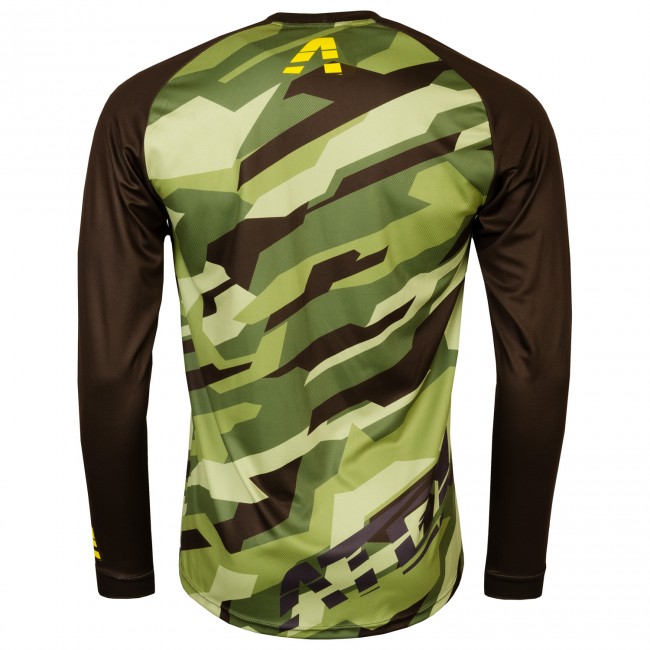 Cyklistický dres TRAIL zelený