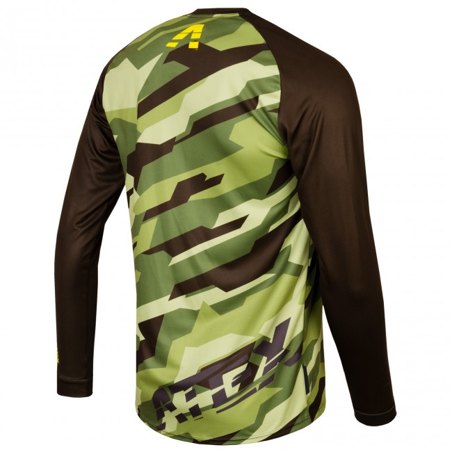 Cyklistický dres TRAIL zelený