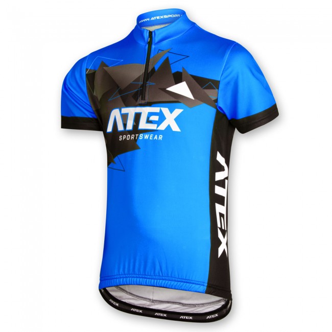 Cyklistický dres MIKA dětský modrý