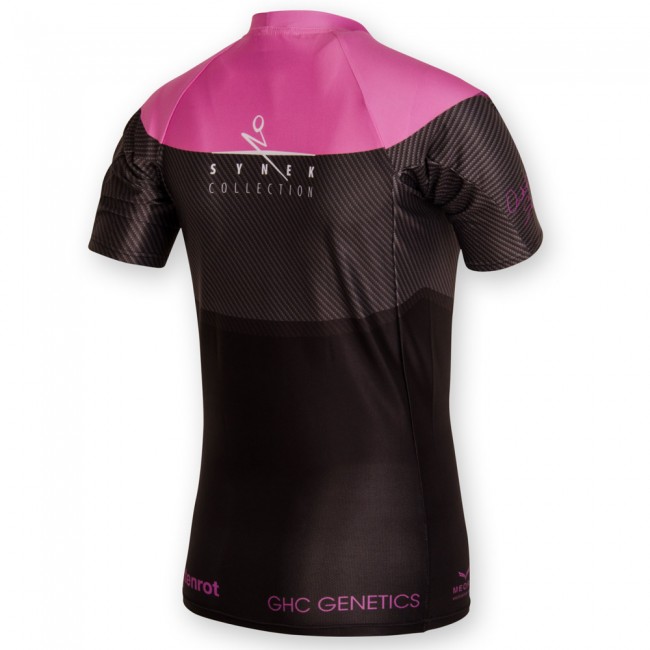 Přiléhavý dres SYNEK PINK krátké rukávy