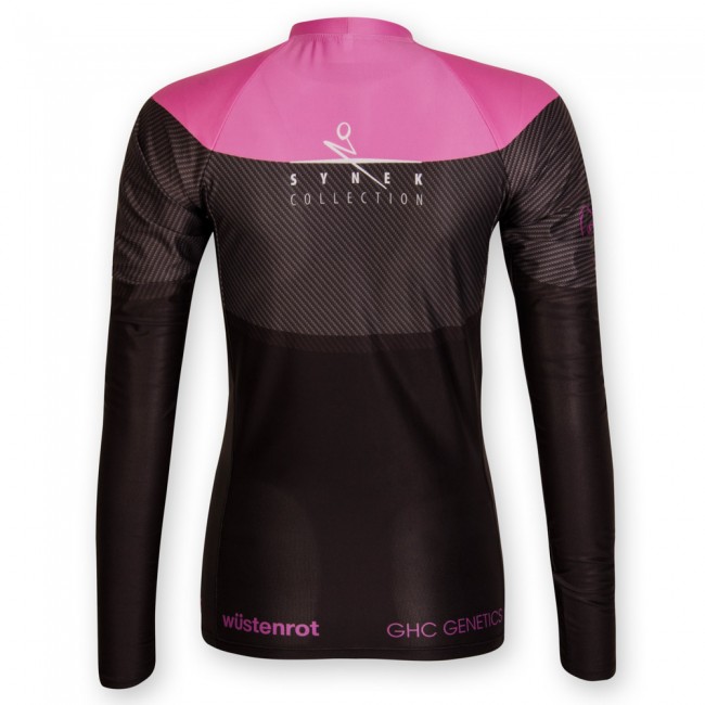 Přiléhavý dres SYNEK PINK dlouhé rukávy