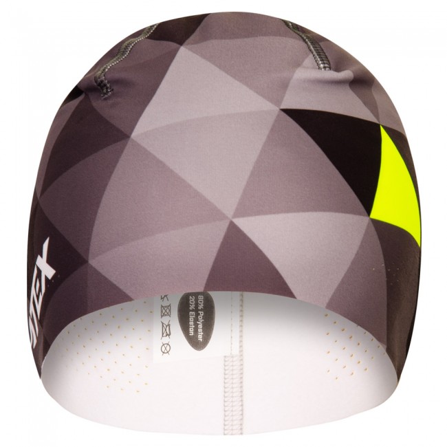 Sportovní jednovrstvá čepice GRID šedá/fluo