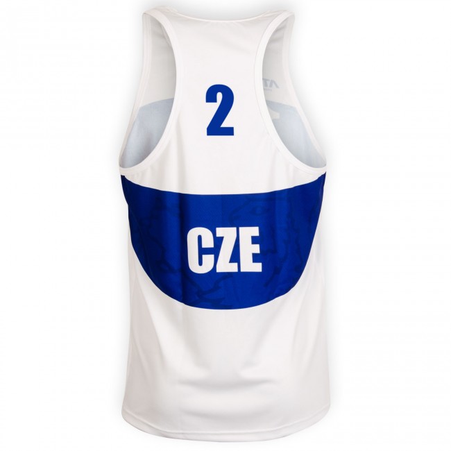 Beachvolejbalový dres PŘEMEK bílý #2