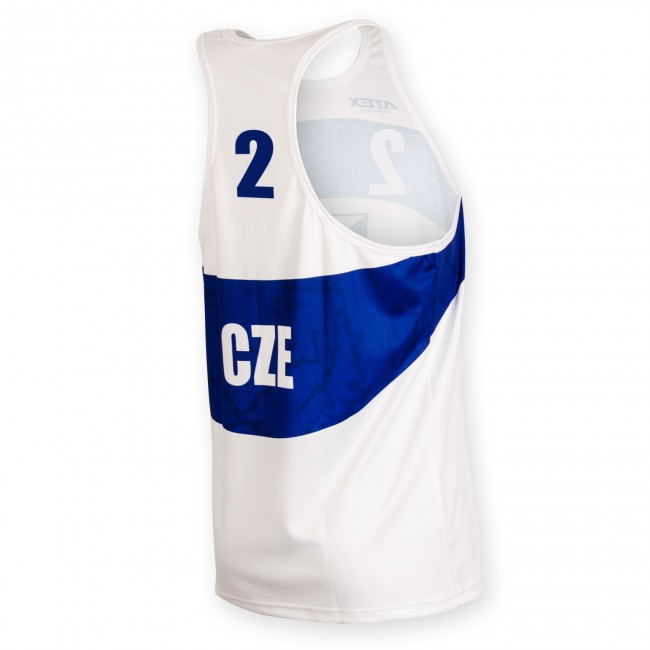 Beachvolejbalový dres PŘEMEK bílý #2