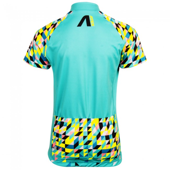 Dětský cyklistický dres SATO tyrkysový
