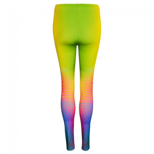 Sportovní dámské legíny FLUO