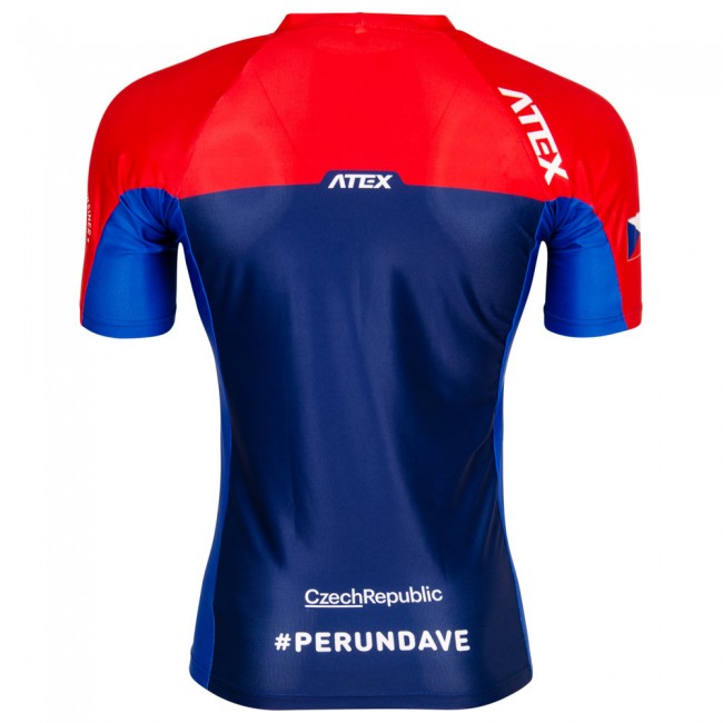 Atletický přiléhavý dres PERUNDAVE krátké rukávy