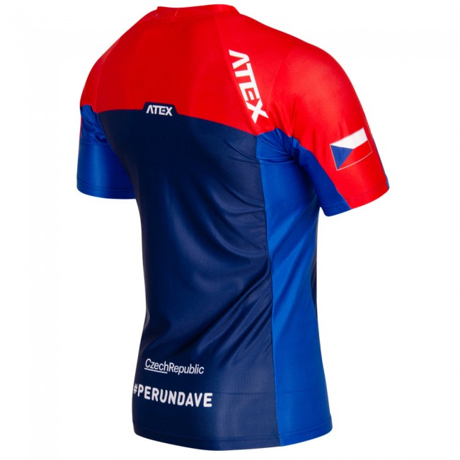 Atletický přiléhavý dres PERUNDAVE krátké rukávy