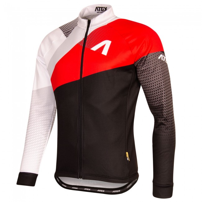Cyklistický dres s dlouhými rukávy REVOLT RED