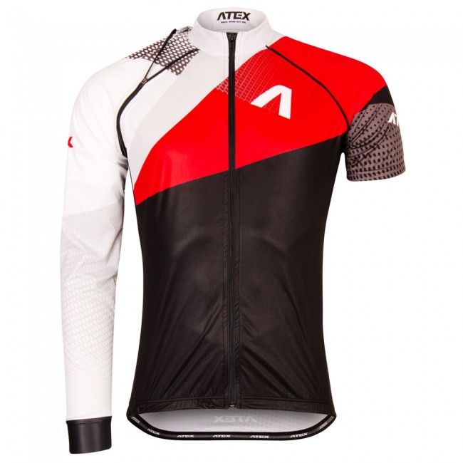 Cyklistický dres EVERETT s odepínacími rukávy REVOLT RED