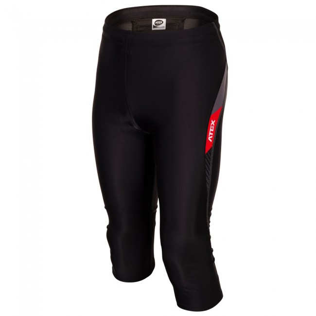 Sportovní elastické kalhoty 3/4 REVOLT RED