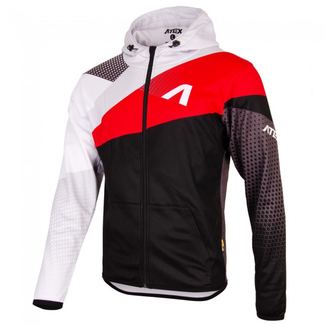 Sportovní mikina s kapucí REVOLT RED